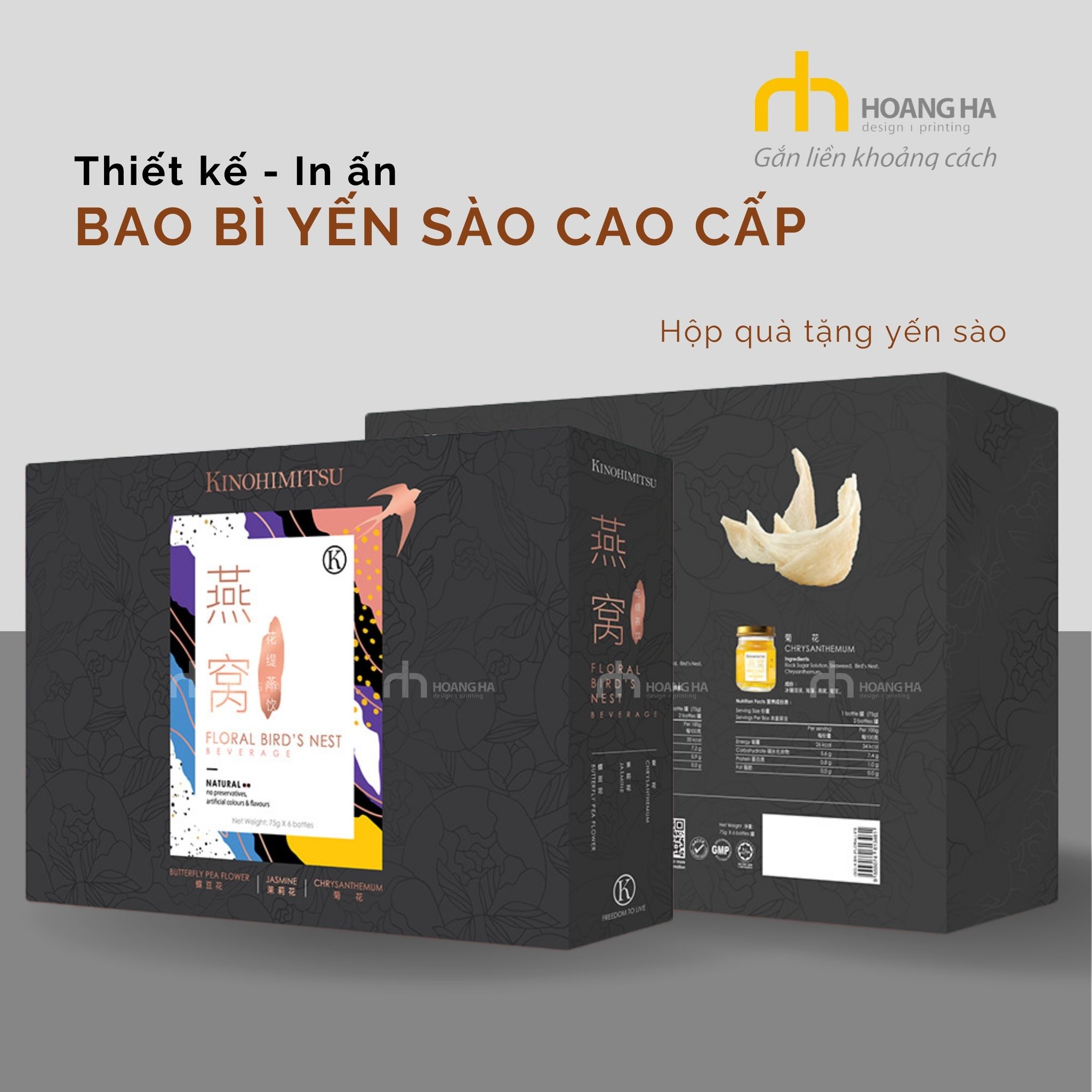 thiết kế - in ấn hộp yến sào cao cấp